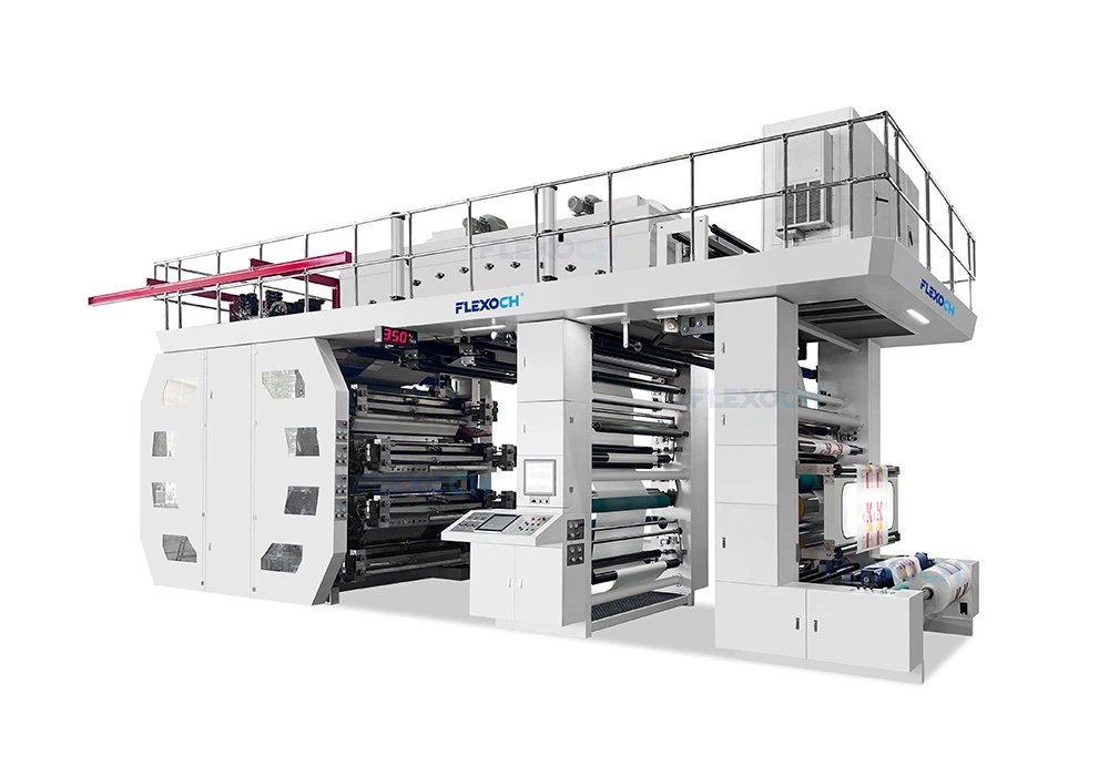 8 Color central drum flexo printing machine 8 Color central drum flexo printing machine