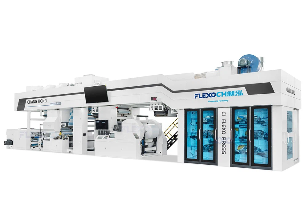 6 Color Gearless Flexo Printing Press 6 Color Gearless Flexo Printing Press