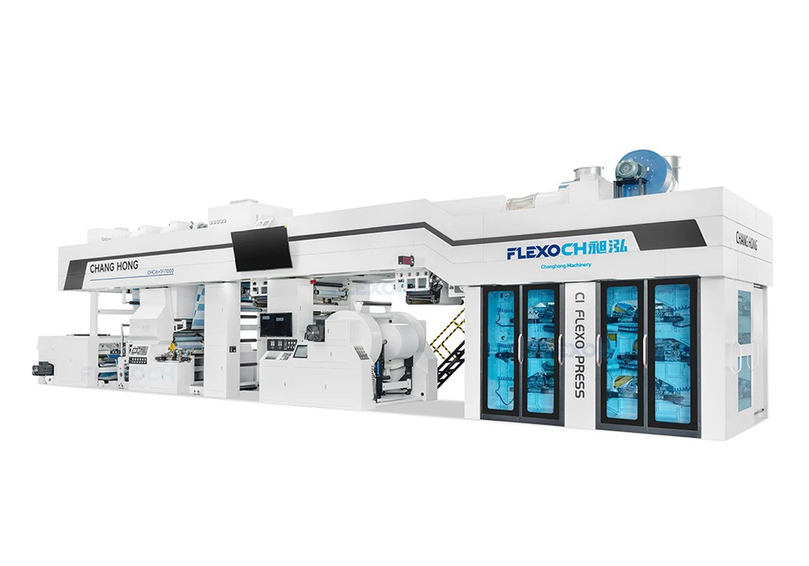 6 Color Gearless Flexo Printing Press 6 Color Gearless Flexo Printing Press
