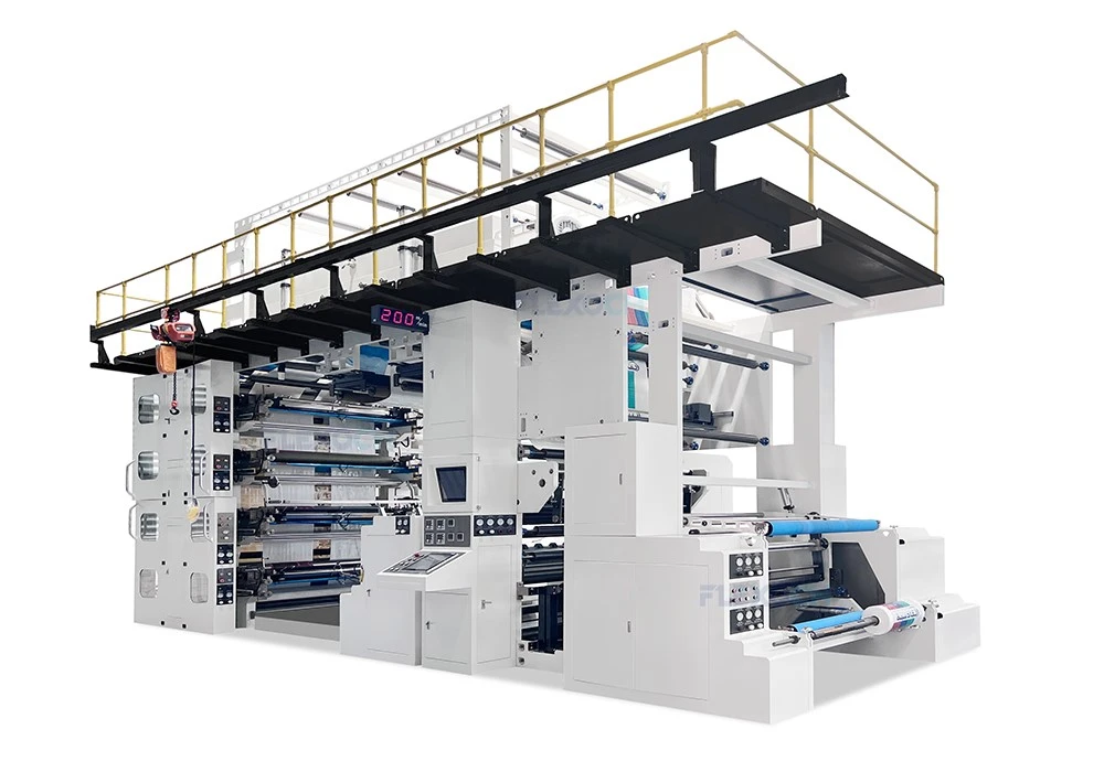 Stack Flexo Printer 8 Color 
